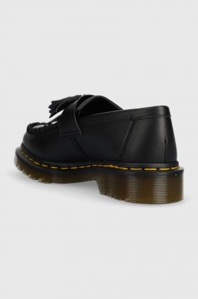 Dr. Martens mocasini Vegan Adrian femei, culoarea negru, cu toc plat, DM30744001