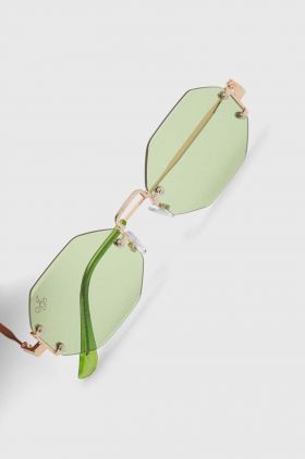 Jeepers Peepers ochelari de soare culoarea auriu