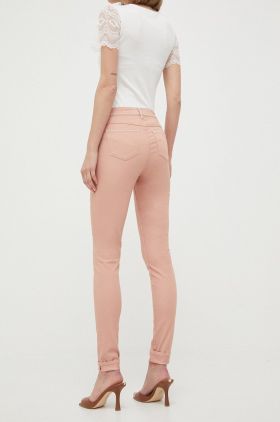 Morgan pantaloni femei, culoarea roz