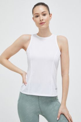 Casall top de antrenament culoarea alb