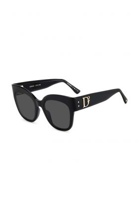 DSQUARED2 ochelari de soare femei, culoarea negru