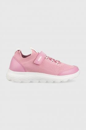 Geox sneakers pentru copii culoarea roz