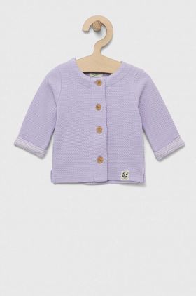 United Colors of Benetton cardigan bebe culoarea violet