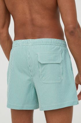 Abercrombie & Fitch pantaloni scurti de baie culoarea verde