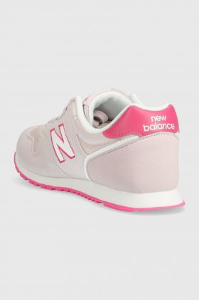 New Balance sneakers pentru copii NBYC373 culoarea roz