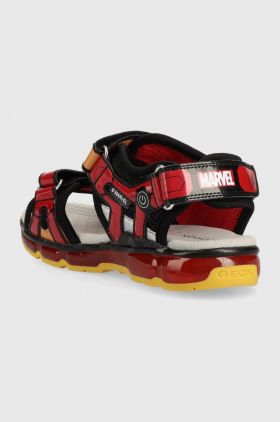 Geox sandale copii x Marvel culoarea negru