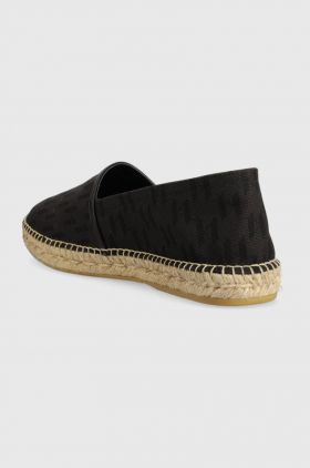 Karl Lagerfeld espadrile KAMINO culoarea negru, KL70103