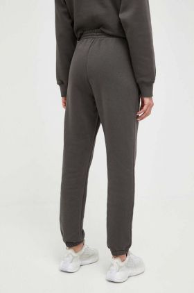 Casall pantaloni de trening culoarea gri, neted