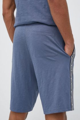 Michael Kors pantaloni scurți de lounge culoarea albastru marin