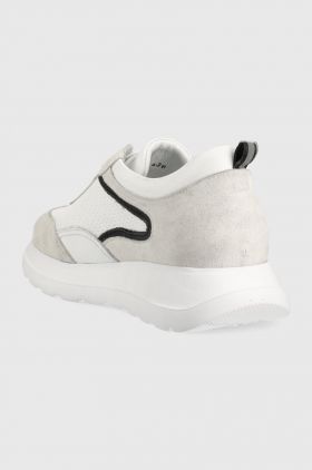 Answear Lab sneakers din piele culoarea alb