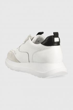 Answear Lab sneakers din piele culoarea alb