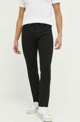 Abercrombie & Fitch jeansi barbati, culoarea negru