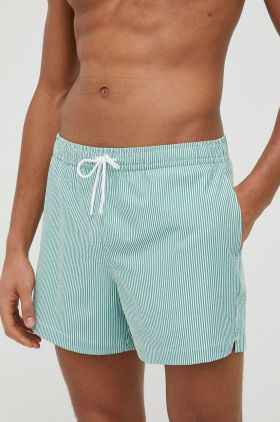 Abercrombie & Fitch pantaloni scurti de baie culoarea verde