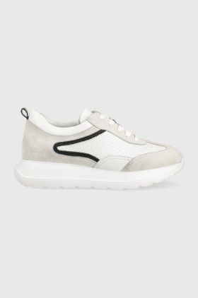 Answear Lab sneakers din piele culoarea alb