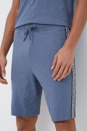 Michael Kors pantaloni scurți de lounge culoarea albastru marin