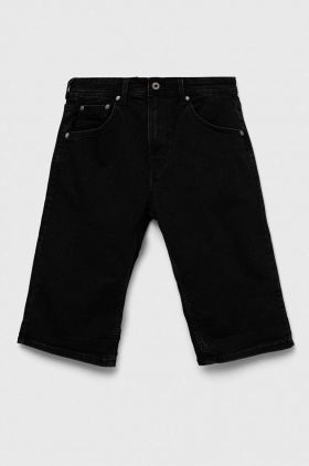 Pepe Jeans pantaloni scurti jeans talie reglabila