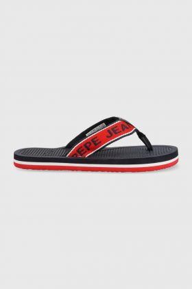 Pepe Jeans slapi copii Off Beach culoarea albastru marin