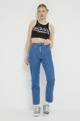 Tommy Jeans jeansi Harper femei high waist