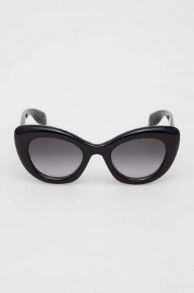 Alexander McQueen ochelari de soare AM0403S femei, culoarea negru