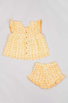 zippy compleu bebe culoarea portocaliu