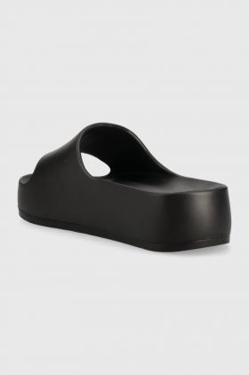 Karl Lagerfeld papuci KOBO II femei, culoarea negru, cu platforma, KL86000