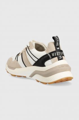 Mustang sneakers culoarea bej, 1453301