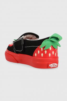 Vans tenisi copii Slip On V Berry DRDBL culoarea negru