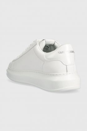 Karl Lagerfeld sneakers din piele KAPRI MENS culoarea alb, KL52515