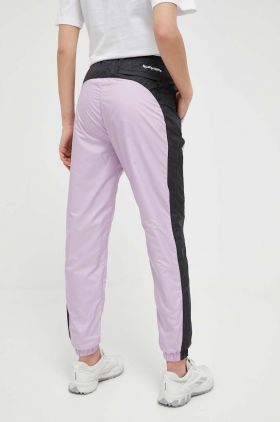 The North Face pantaloni de trening culoarea violet, modelator