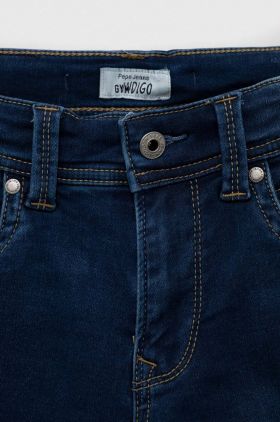 Pepe Jeans pantaloni scurti din denim pentru copii PJL BJ Denim talie reglabila