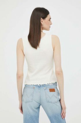 Levi's top din amestec de in culoarea bej