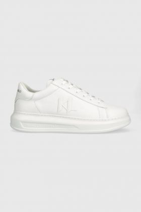 Karl Lagerfeld sneakers din piele KAPRI MENS culoarea alb, KL52515