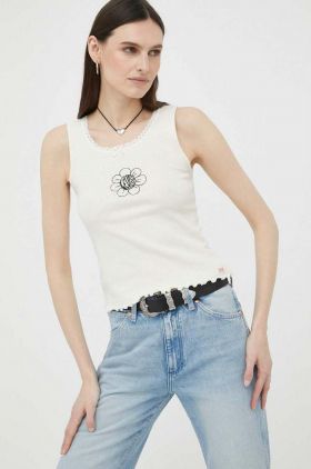 Levi's top din amestec de in culoarea bej