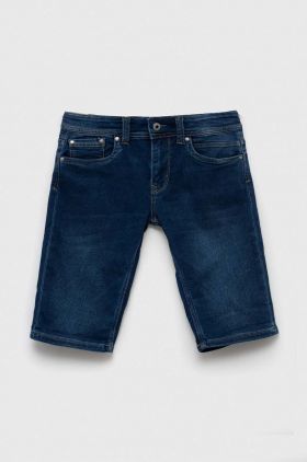 Pepe Jeans pantaloni scurti din denim pentru copii PJL BJ Denim talie reglabila