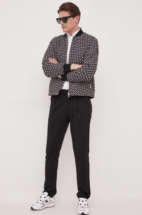 Gant camasa din bumbac barbati, culoarea alb, cu guler button-down, slim