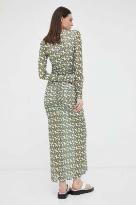 Résumé rochie Ripley culoarea verde, maxi, mulata