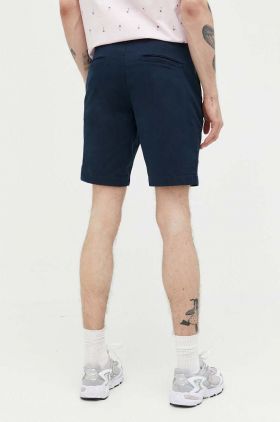 Abercrombie & Fitch pantaloni scurti barbati, culoarea albastru marin