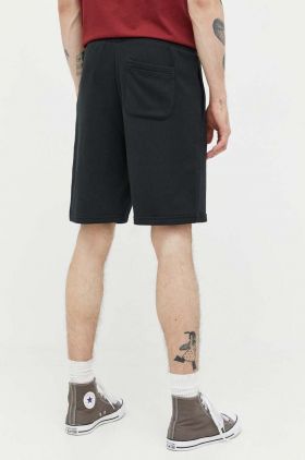 Converse pantaloni scurți culoarea negru, cu imprimeu 10024946.A01-CONVERSEBL