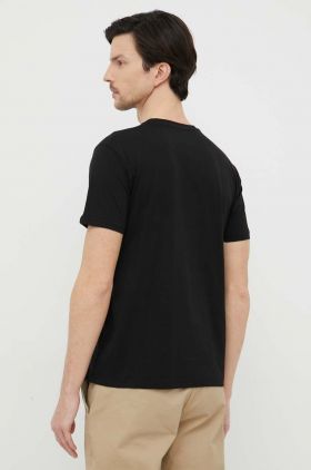 Alpha Industries tricou din bumbac Basic T-Shirt Foil Print culoarea negru, cu imprimeu 100501FP.583-BlackGold