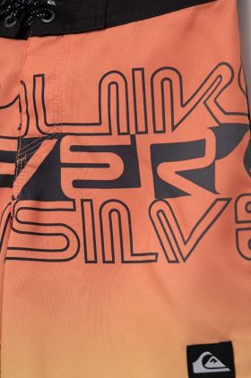 Quiksilver pantaloni scurti de baie copii culoarea portocaliu