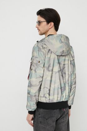 Alpha Industries geacă bărbați, culoarea verde, de tranziție 126138RC.408-WdlCamo65