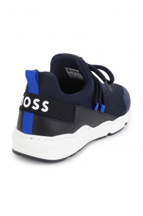 BOSS sneakers pentru copii culoarea albastru marin