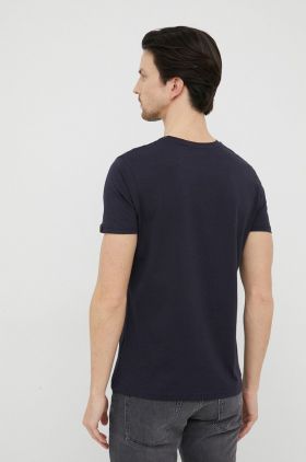 Alpha Industries tricou din bumbac Basic T Small Logo culoarea bleumarin, uni 188505.07-RepBlue