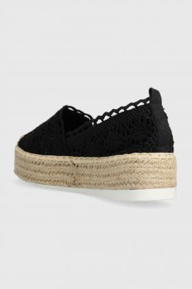 Answear Lab espadrile culoarea negru, cu platforma