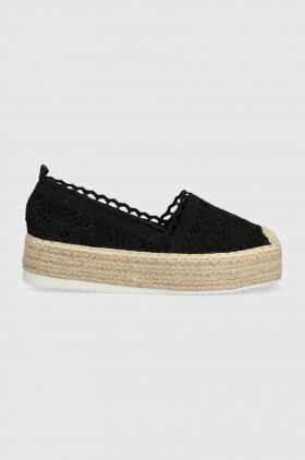 Answear Lab espadrile culoarea negru, cu platforma