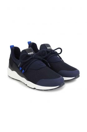 BOSS sneakers pentru copii culoarea albastru marin