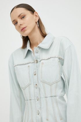 Gestuz rochie jeans CaliaGZ mini, mulata