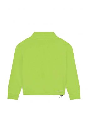 Karl Lagerfeld bluza copii culoarea verde, cu imprimeu