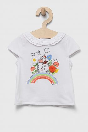 Birba&Trybeyond tricou bebe culoarea alb