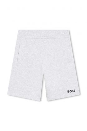 BOSS pantaloni scurti copii culoarea gri